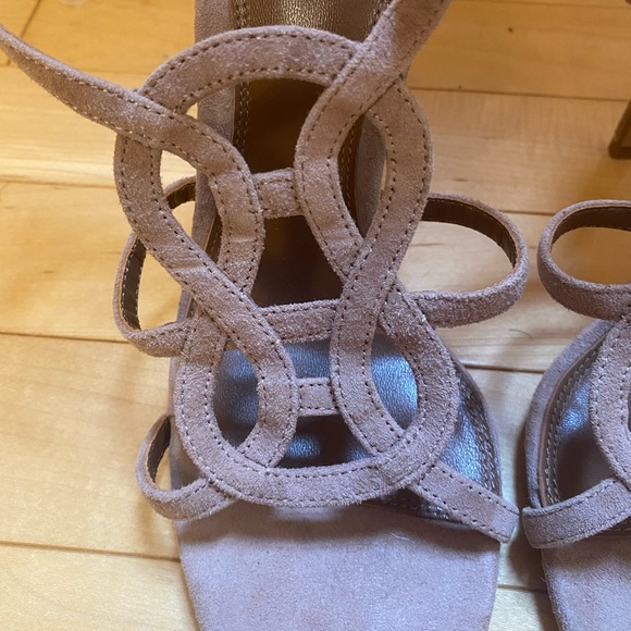 Reiss Pina Knot High Heel Sandal in Rose size 38 - Picture 7 of 12